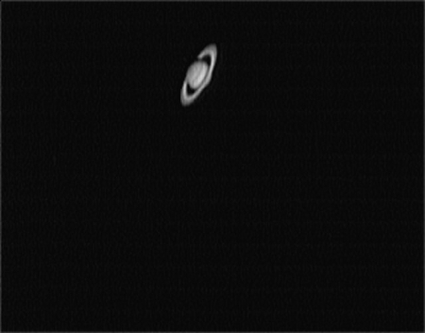 Early Webcam image of Saturn